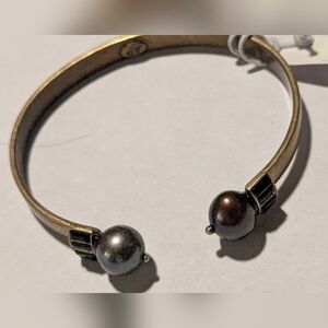 Sorrelli Gold Bracelet with Tahitian Pearls